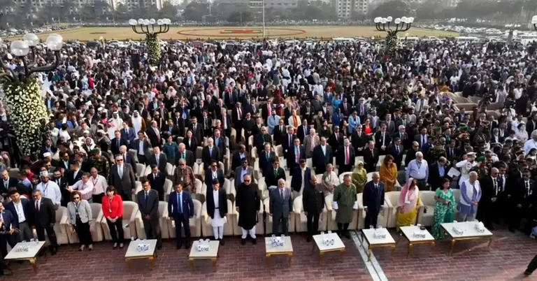 শপথ অনুষ্ঠানে উপস্থিত দক্ষিণ এশিয়ার শীর্ষ নেতা ও প্রতিনিধিরা